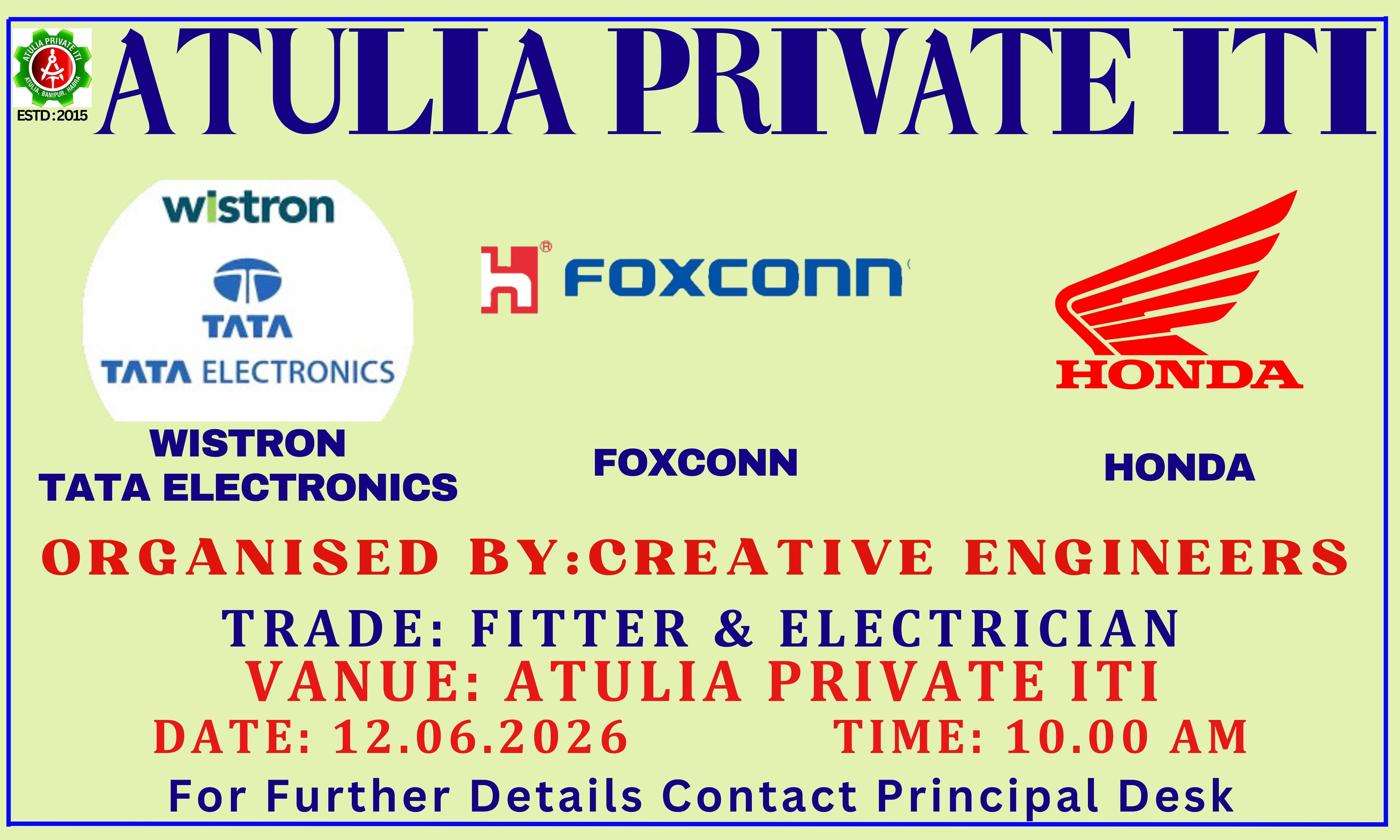 TATA ELECTRONICS/ WISTRON, HONDA & FOXCONN